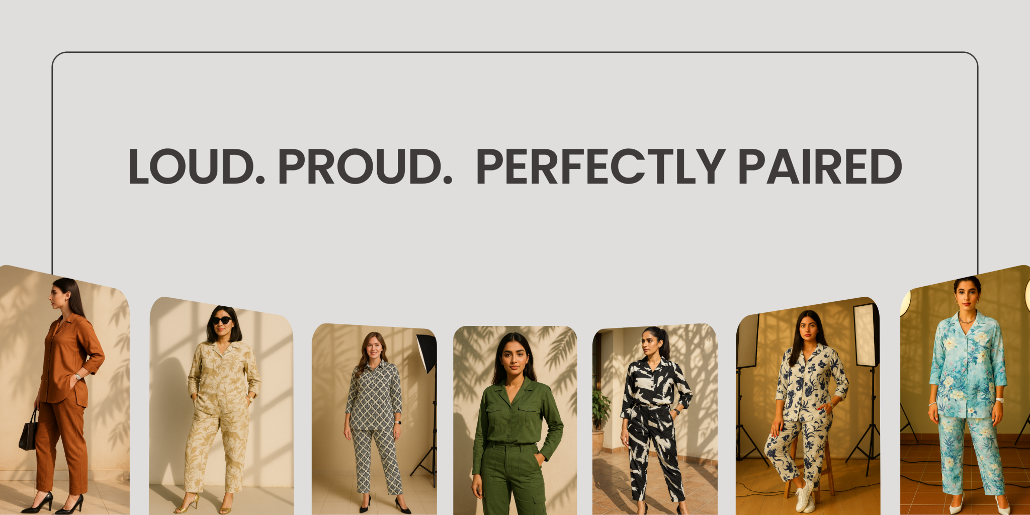 Neutral Modern Fashion Collection Banner